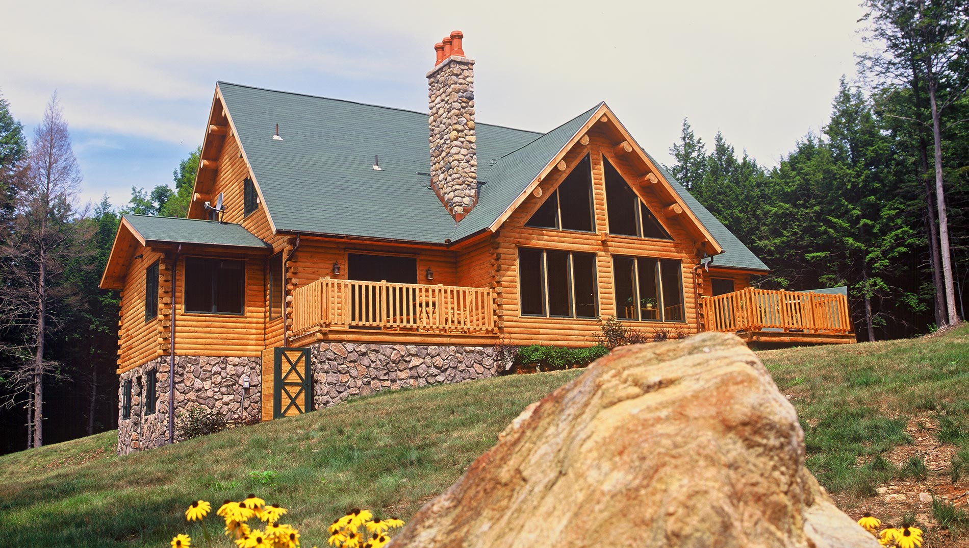 Custom Log Homes Hybrid Timber Homes Ward Cedar Log Homes