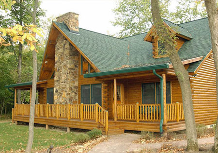 Why a Log Home is Good for Your Health  