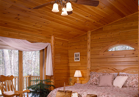 Ward Cedar Log Homes T&G Boards