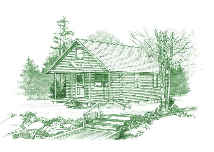 Ward Cedar Log Homes Small Log Cabin Floor Plans Log Cabin Kits