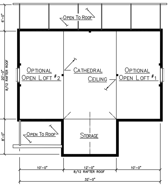 Camp Sebago Loft Plan