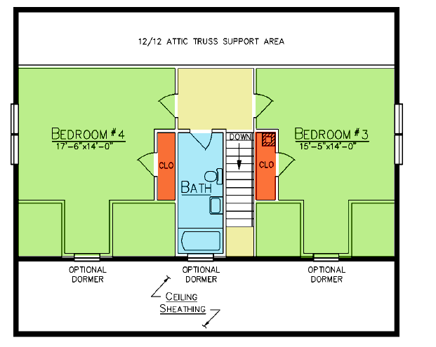 Cedar Lane Loft Plan