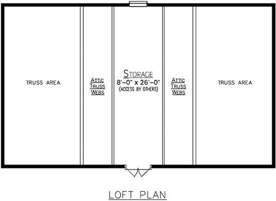 Attic Garage Loft Plan