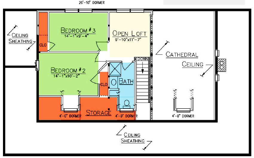 Charleston Loft Plan