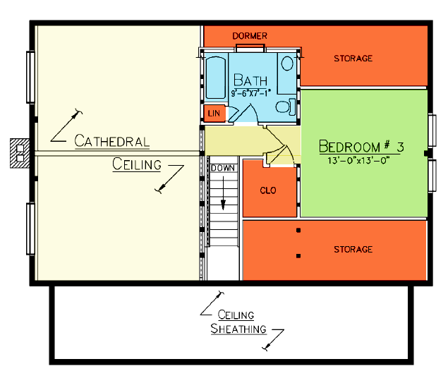 Decatur Loft Plan