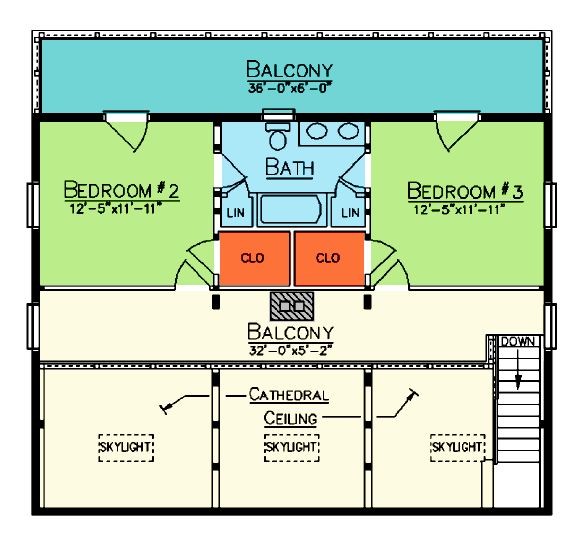 Hickory Loft Plan