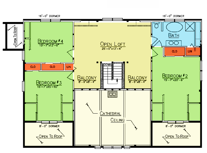 Savannah Loft Plan