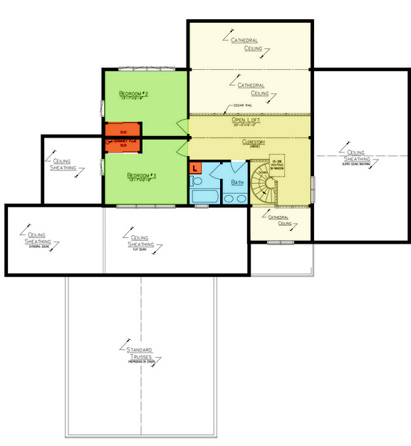 Walton’s Mountain Loft Plan