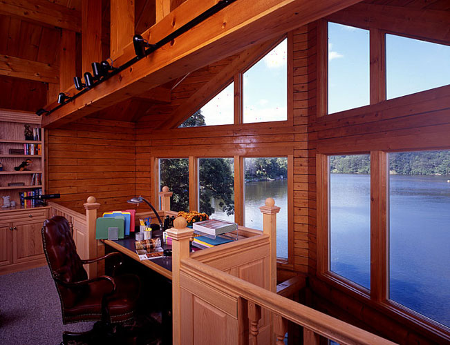 Loft view looking over lake