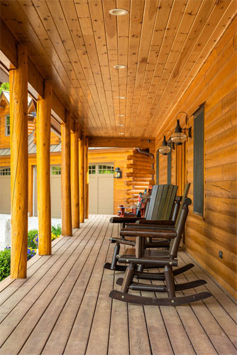 Porch with Cedar Decking