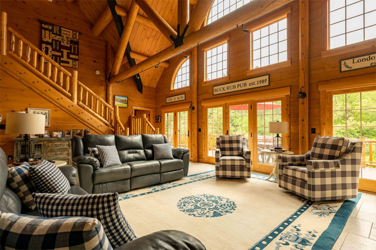 Great Room featuring lots of glass for natural light