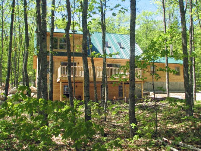 Log Home Cabin in the woods