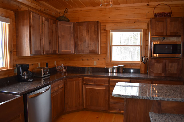 Kitchen of Log Home